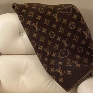 Louis Vuitton classic Monogram blanket